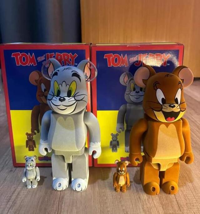 Bearbrick Tom & Jerry Flocky Version 3