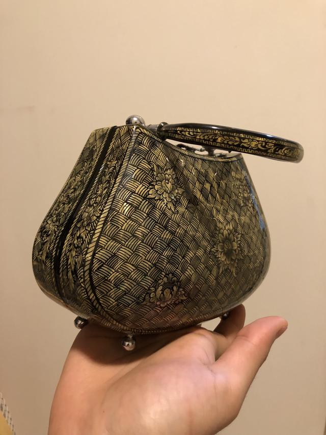 กระเป๋ามุก งานเก่าเก็บ สภาพสมบูรณ์งาน handmade 3