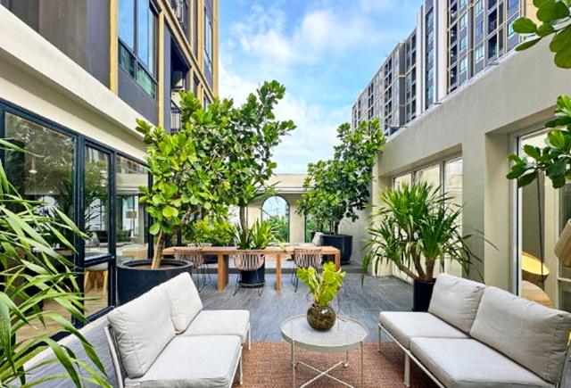 ทางด่วน DonMueang Tollway พหลโยธิน 79 ให้เช่าคอนโด Nue Connex ดอนเมือง 1นอน 1น้ำ 25ตร.ม. ชั้น3 พร้อมเฟอร์ สนามบินดอนเมือ 7