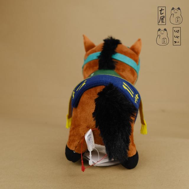 ตุ๊กตา ต้าวอ้วน ม้าแข่ง。นิปโป・เทย์โอ・=͟͟͞🏇💨 Nippo Teio・Standard 18 cm ✅ SK Japan・Thoroughbred Collection Plush 22・Dai-yon-kai・Mile Championship 1987 รูปที่ 4