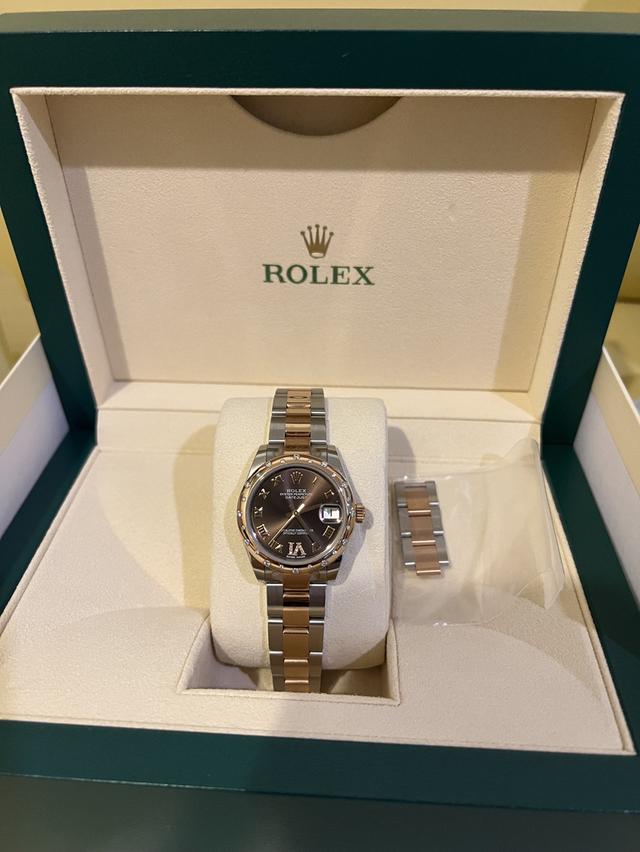 นาฬิกา Rolex รุ่นหน้า chocolate เพชรกระจาย 1