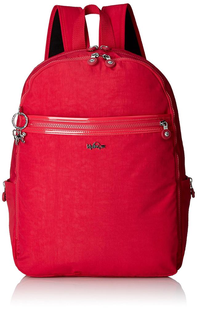 กระเป๋าเป้Kiplingสีแดงสดสวย