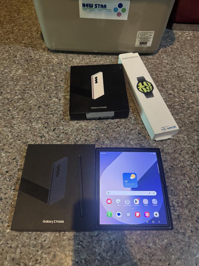 ขายๆๆๆถูกSamsungFold6สีใหม่Navy Shadow 256กิ๊กมีกล่องอีมี่ตรงแถมปากกาให้ด้วยคับสูนTrueสภาพสวยการใช้งานดีเยี่ยมทุกๆฟังชั่นเครื่องรีสโตได้ตลอดไม่มีติดแอ