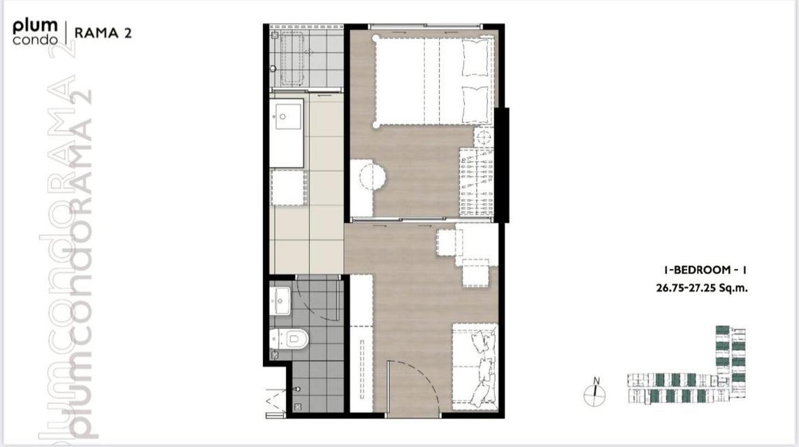 ให้เช่า คอนโด พลัม พระราม 2  (Plum Condo Rama 2) 6