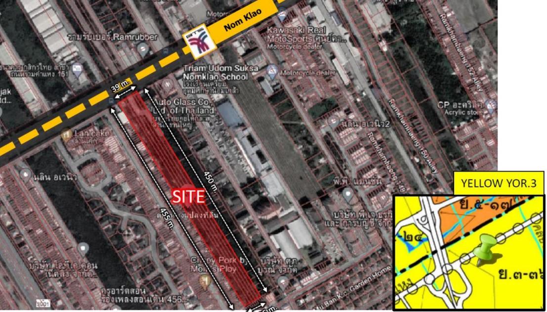 📣ขายที่ดิน 10 ไร่ ติดถนนรามคำแหง ใกล้รถไฟฟ้า เจ้าของขายเอง📣 3