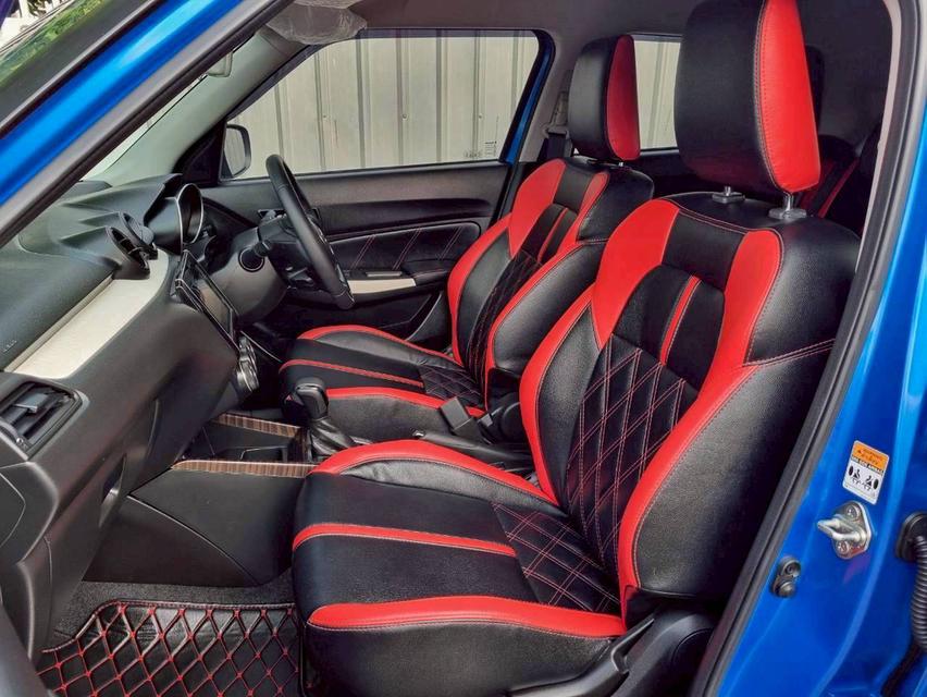 Suzuki Swift 1.2 GLX Navi Top สุด ปี 2019 ไมล์ 90,xxx km. เครื่อง เบนซิน เกียร์ Auto สีน้ำเงิน 9