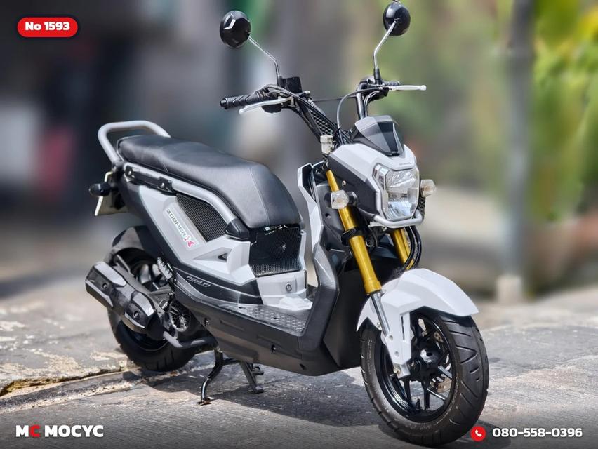 Honda Zoomer x 2016 ไมล์ดิจิตอล รถบ้านแท้มือเดียว เครื่องท่อเดิม มีเล่มเขียวชุดโอนครบ No.1593 รูปย่อยที่ 4