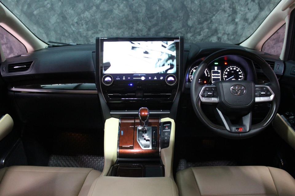 รหัสรถ JRS1758 TOYOTA VELLFIRE  hybrid 2016 สี ขาว แต่งเป็น 40 look  9