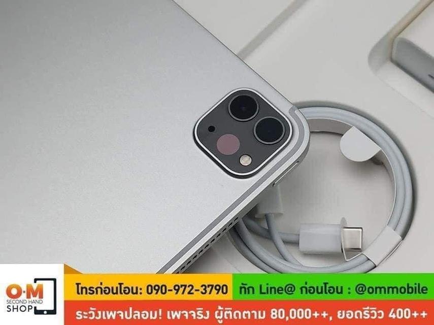 ขาย/แลก iPad Pro 12.9 Gen5 M1 Cellular + Wifi 128GB Space Silver ศูนย์ไทย สภาพสวยมาก แท้ ครบกล่อง เพียง 25,990 บาท  4