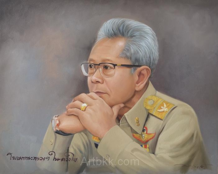 ของขวัญวันเกษียณอายุราชการภาพวาดสีน้ำมันคนเหมือน