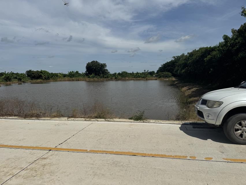 ขายที่ดิน 4ไร่2งาน ติดคลองประปา ใกล้ทางด่วนกาญ 4