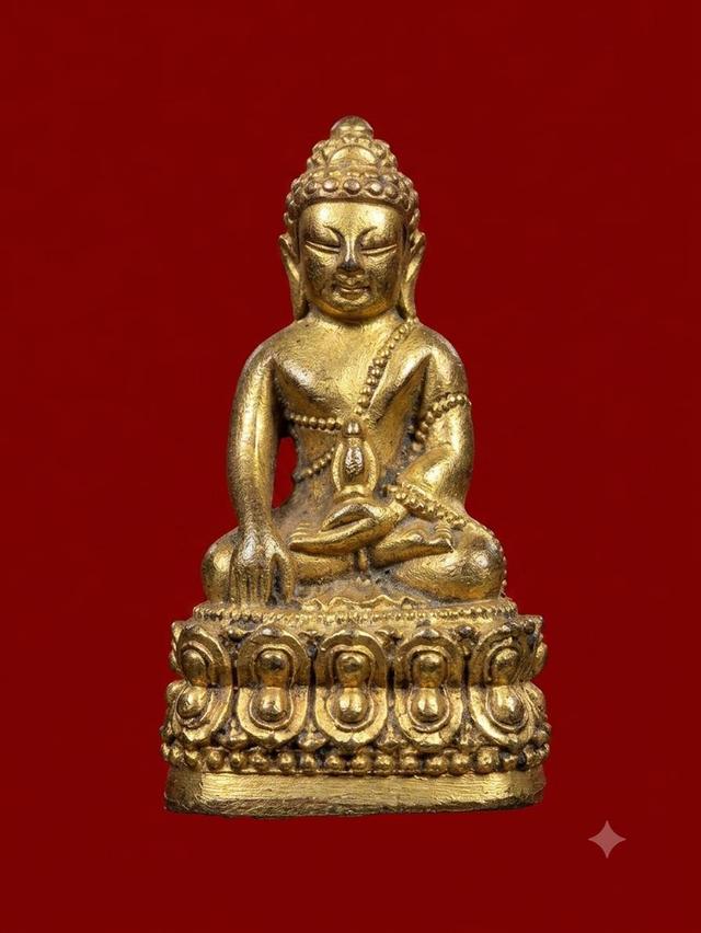 พระกริ่งจีนใหญ่ ก้นมังกร เนื้อทองทิพย์