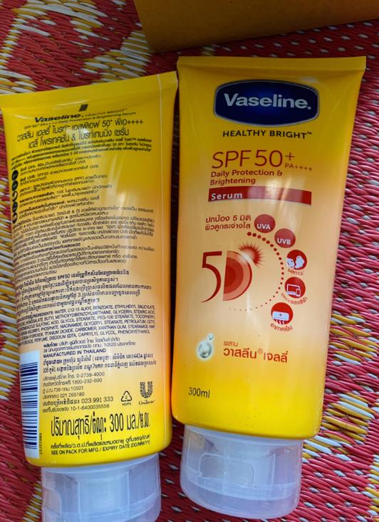 Vaseline Healthy Bright SPF 50+ PA++++ Sun+Pollution Protection Concentrate Brightening Serum