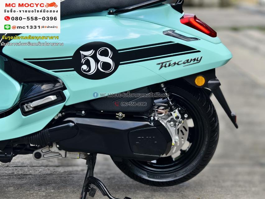 Tuscany 150 Keyless 2023 กุญแจ2ดอก บุคเซอวิสครบ เลขไมล์ 1000กิโล สภาพป้ายแดง  เล่มชุดโอนครบ  No799    8