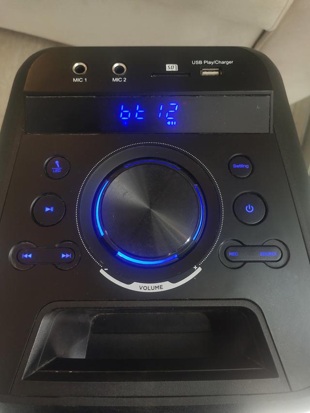 Aconatic Buletooth Party Speaker 2.1 รุ่น AN-SP332 56 วัตต์ สีดำ ไมโครโฟนไร้สาย IONYXMC-05