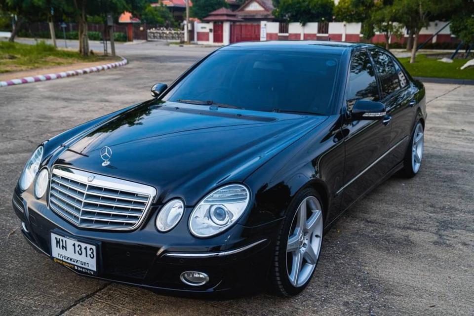 Mercedes-Benz E200 Kompressor 1.8 W211 ปี 2009 รถยอดนิยม หน้าธนู Fulloption !! ราคานี้ไม่รวมป้ายนะครับ  ขับนิ่ม ๆ  สบายย 5