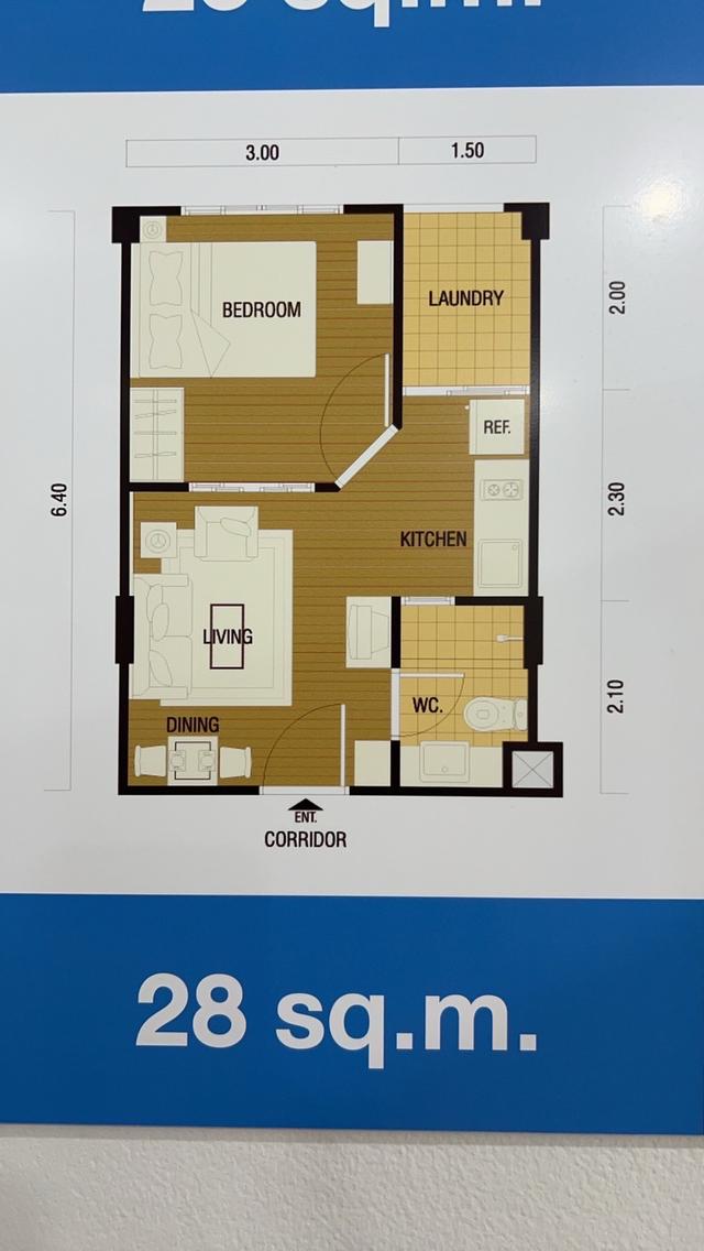 คอนโดลุมพินี บดินเดชารามคำแหง ตึก B3 3