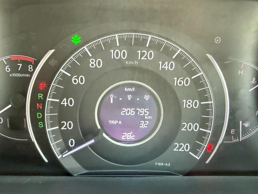 HONDA CRV 2.4EL 2014 4WD TOP สีขาว เข้าศูนย์ทุกระยะ 9