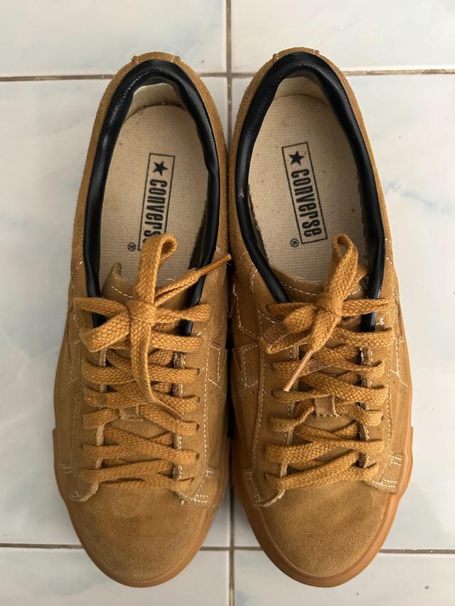 ขาย Converse One Star Suede (หนังกลับ) สี Wheat ไซซ์ 7.5US สภาพดีพื้นเต็ม รูปย่อยที่ 2
