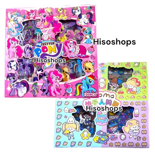 CUTE CARTOON STICKERS สติ๊กเกอร์น่ารักๆ ลายการ์ตูน แบบกล่อง หลายแบบ สำหรับตกแต่งได้อารี่ แต่งสมุดโน๊ต ของใช้ต่างๆกันน้ำ 8