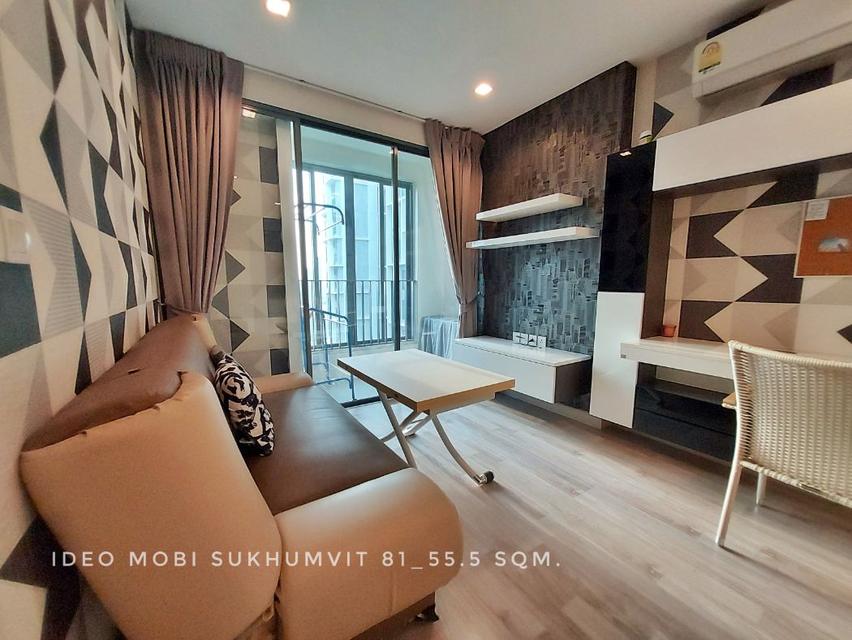 ขาย คอนโด 2 bedrooms with nice build-in IDEO MOBI Sukhumvit 55.5 ตรม. city view close to BTS Onnut 1