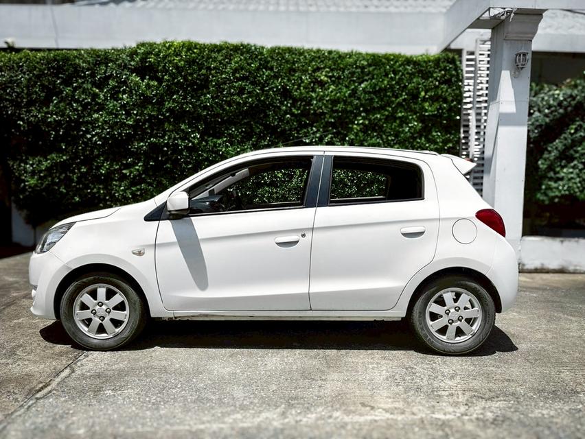Mitsubishi mirage 1.2 สีขาว ปี 2012 เบนซิน เกียร์ออโต้ ขาย 99,900 บาท ติดต่อ แก้ว 094-469-4646