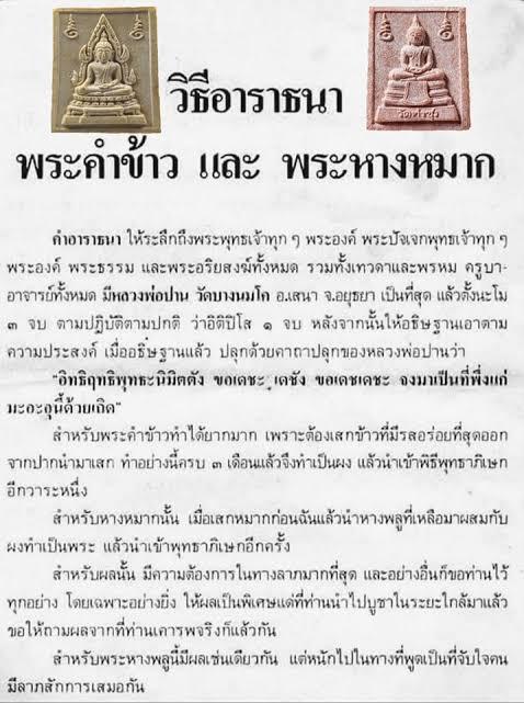 พระคำข้าวรุ่น 2 หลวงพ่อฤาษีลิงดำ วัดท่าซุง จ.อุทัยธานี 6