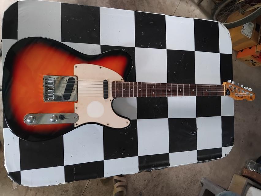 ขายกีต้าร์ squier telecaster รุ่น California series สีซันเบิร์ท ของแท้ สภาพนางฟ้า  ราคา 5,000 บาท 6