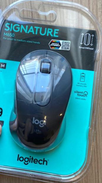 Logitech เมาส์ไร้สาย มือหนึ่ง