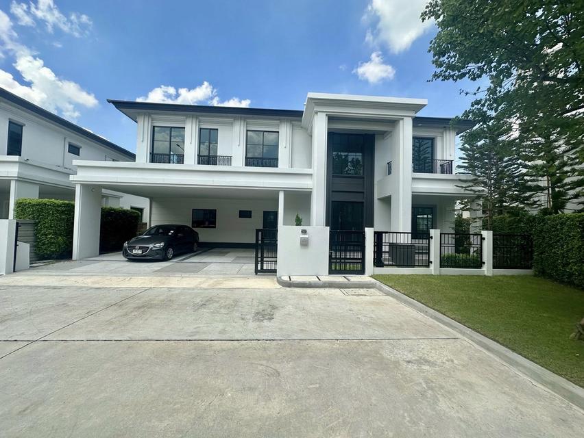 บ้านเดี่ยวสองชั้น โครงการเศรษฐสิริบางนา-สุวรรณภูมิ ทำเลดีติดถนนใหญ่ 1