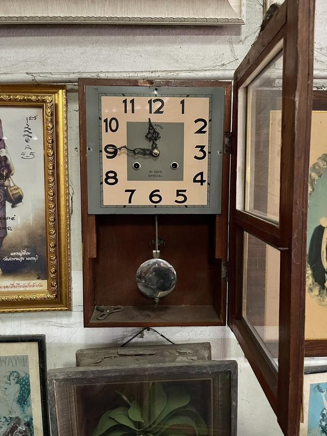 นาฬิกาโบราณ แขวนผนัง ระบบไขลาน ตราสมอ นาฬิกาญี่ปุ่นโบราณแขวนผนัง รูปที่ 3