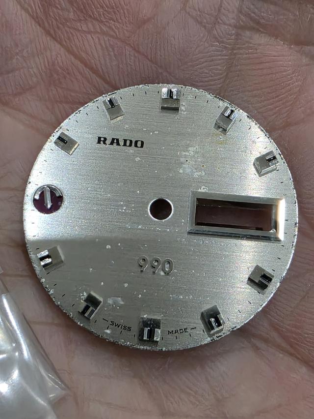 A.อะไหล่ หน้าปัด นาฬิกา RADO ราโด้ WATCH FACE ของเก่าเก็บ สวยหายาก รุ่นเก่า ขายตามสภาพ พร้อมส่ง รูปย่อยที่ 2