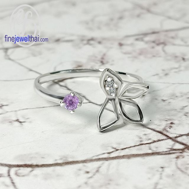 Finejewelthai แหวนผีเสื้อ แหวนอะเมทิสต์ R1443amt รูปย่อยที่ 4
