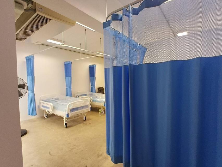 ขายผ้าม่านโรงพยาบาล คลินิค กั้นเตียงผู้ป่วย 9