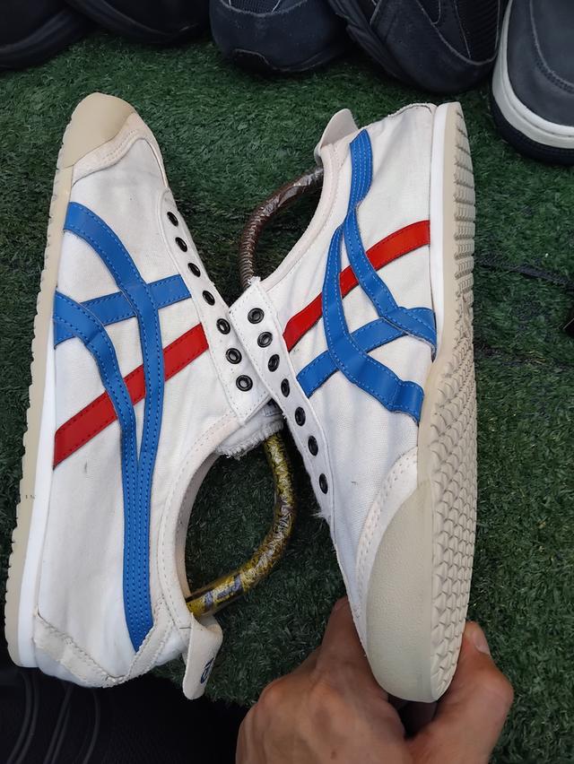 ONITSUKA TIGER MEXICO SLIP-ON EUR 42.5/27สวยพื้นเต็มไม่มีตำหนิ690ค่าส่ง50