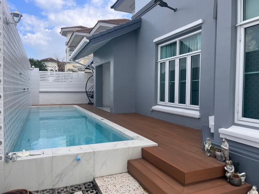 ให้เช่าบ้านสวย Pool Villa ตกแต่งใหม่ 120 ตารางวา 3 ห้องนอน 3 ห้องน้ำ ภัสสร 10 สุวินทวงศ์ เขตหนองจอก ใกล้รถไฟฟ้าสีชมพู สถานีมีนบุรี 3