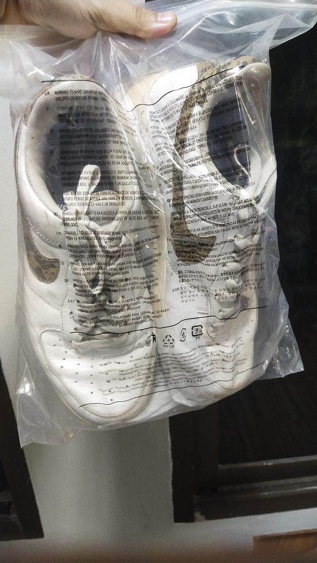 Nike Air Force 1 Low Retro PRM QS "Ivory Snake" ไซต์ 9.5 us