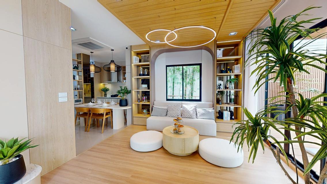 THE ONE LIFE BANGNA โครงการบ้านเดี่ยว/บ้านแฝด 2 ชั้น ถนนคู่ขนานวงแหวนกาญจนาฯ เชื่อมต่อถนน นัมเบอร์วัน - ราม2 จำนวนยูนิต บ้านเดี่ยว VANDA 45 ยูนิต, 2