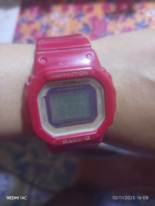 นาฬิกาcasioของแท้สีแดงมือสองต้องการขายต่อ 3