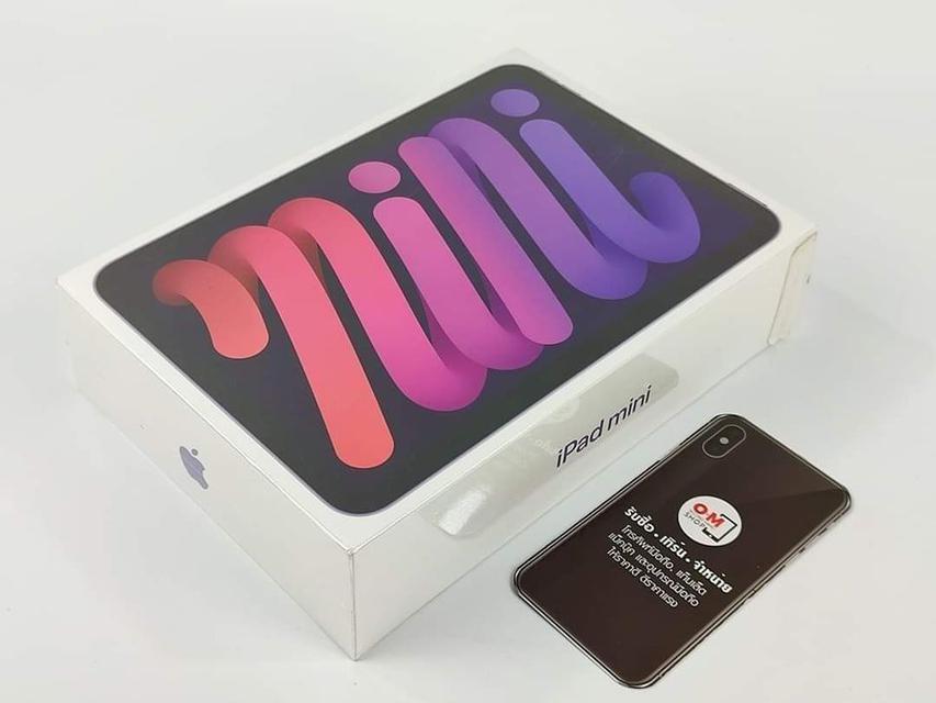 ขาย/แลก iPad mini6 256GB (Wifi) Purple ศูนย์ไทย ประกันศูนย์ยังไม่เดิน สินค้าใหม่มือ1ยังไม่ได้แกะซีล เพียง 18,900 บาท  1