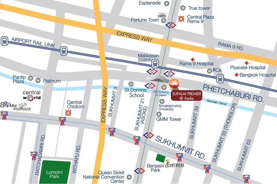 ให้เช่า คอนโด ศุภาลัย พรีเมียร์ แอท อโศก ติด MRT เพชรบุรี 33.5 ตารางเมตร ชั้น 35 วิวโล่ง 180 องศา ตกแต่งครบ 10