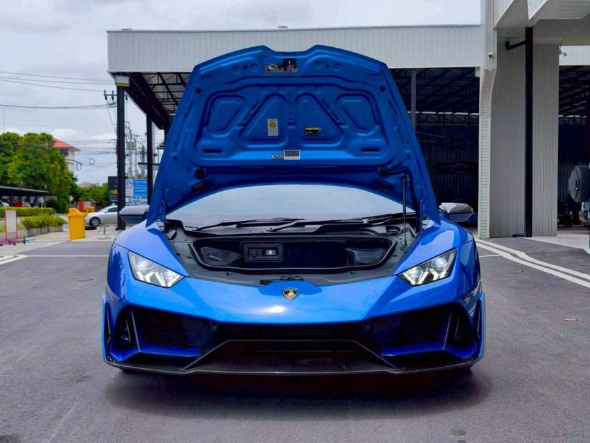 รหัสรถ KPV53 2021 Lamborghini Huracan Evo AWD(ขับ4ล้อ) สี Metallic blue