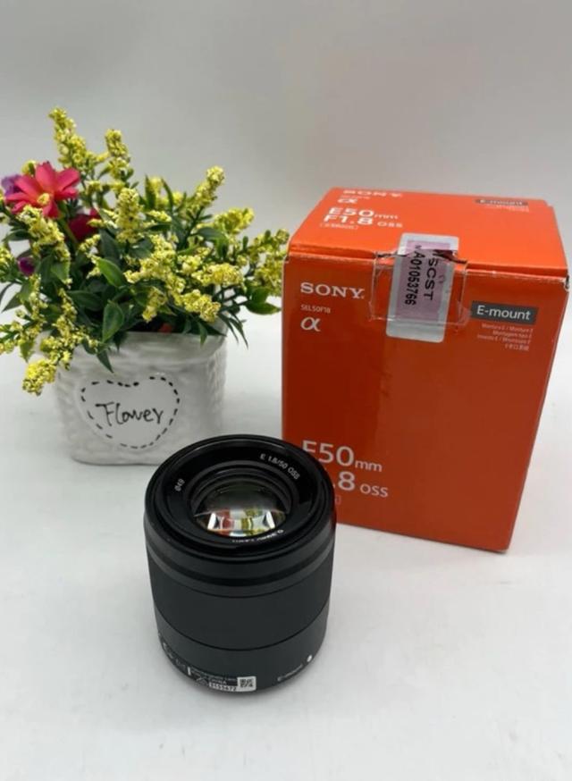 เลนส์ Sony E50mm F1.8 OSS E-mount อุปกรณ์ครบกล่อง 3