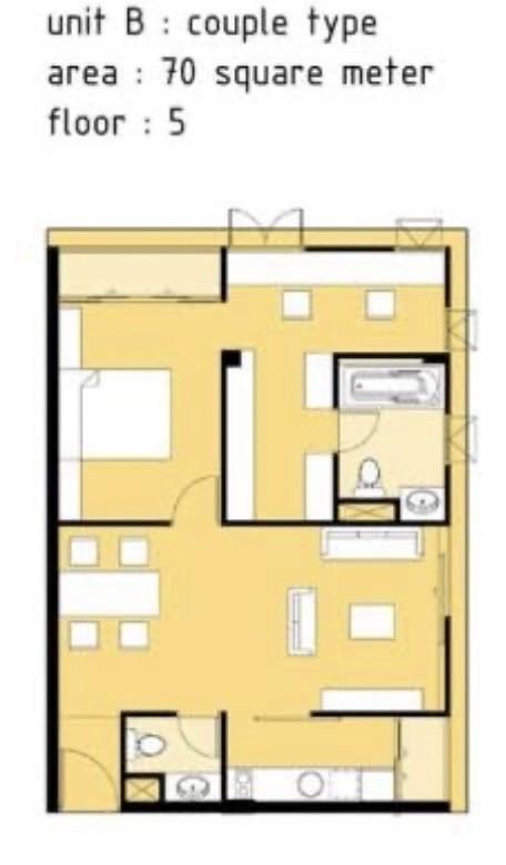 ขายคอนโด Commuune80 ขนาด 70ตรม.+ที่จอดรถประจำ (Fix) 12.5ตรม. พร้อม Furniture built-in 9