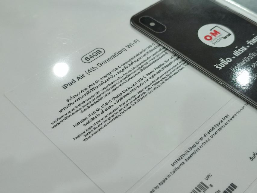 รูป ขาย/แลก iPad Air4  64GB Wifi Space Gray ศูนย์ไทย ใหม่มือ1 ยังไม่แกะซีล ประกันศูนย์ยังไม่เดิน เพียง 16,900 บาท  2