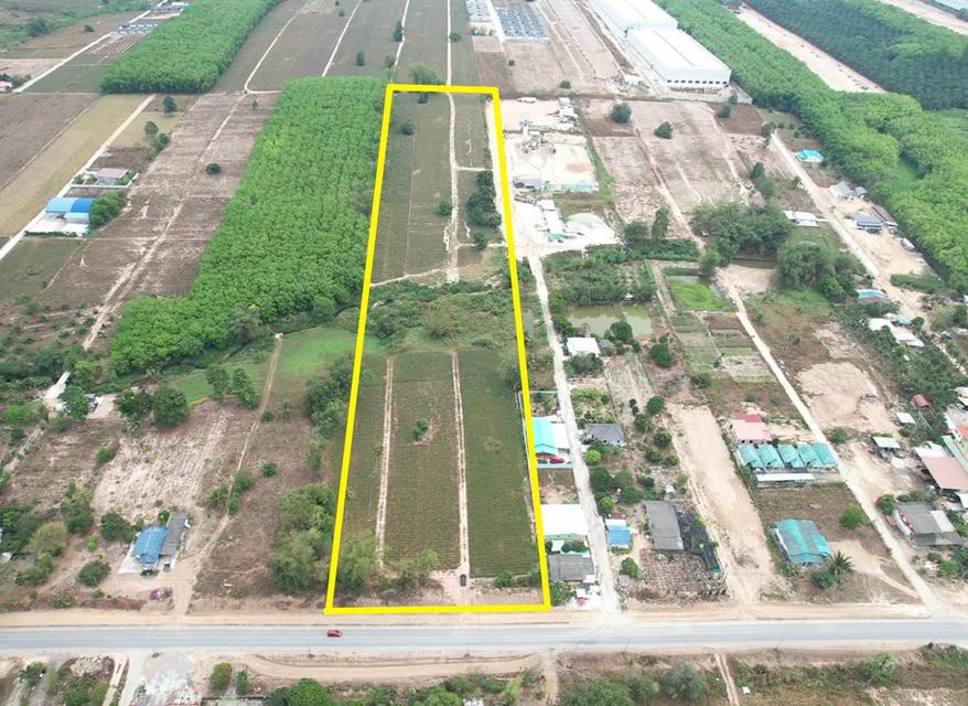 ขายที่ดินนิคมพัฒนา 22 ไร่ ซอย12ติดถนนเส้นรย.2026 ผังสีม่วงลาย ติดคลอง ใกล้ BYD นิคมอุตสาหกรรมWHA ต.มะขามคู่ จ.ระยอง