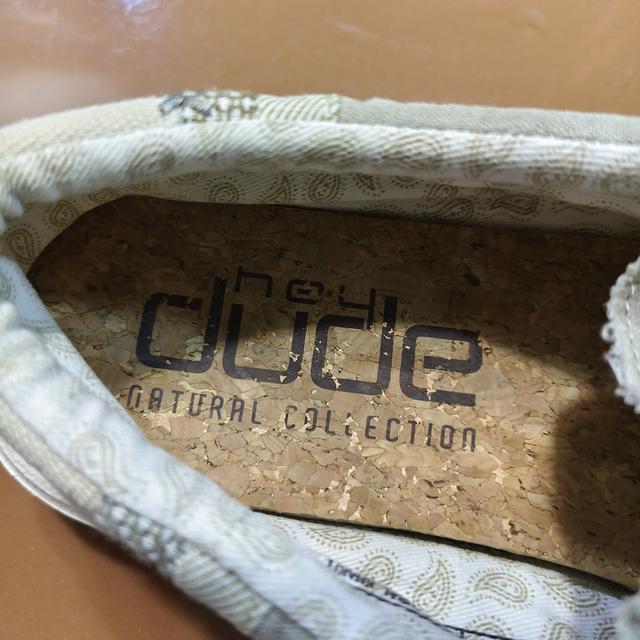 HEYDUDE รุ่น Wally Linen Natural Khaki (110791010) Size. 44/ 28 cm⭐⭐⭐⭐ Pre-owned/ Great Condition🔥 Price : 690฿ รูปที่ 7