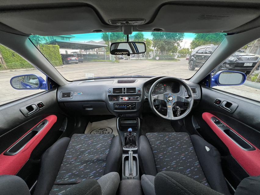 CIVIC COUPE ปี 2000 หล่อๆ สีใสเงาจัด เคลือบแก้ว อะไหล่เบิกใหม่ 12