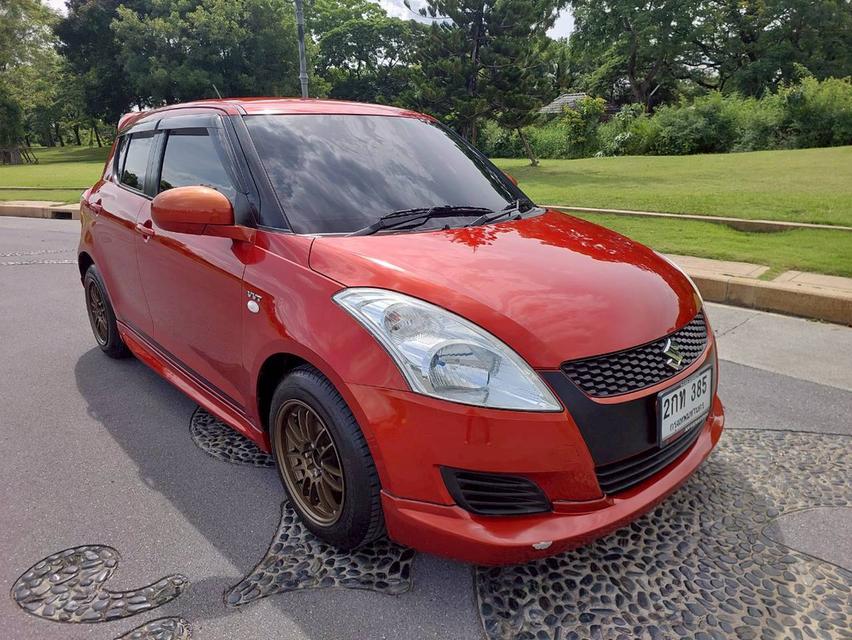 2013 Suzuki Swift 1.2 GL สีส้ม รถประวัติดี เข้าศูนย์ตลอด