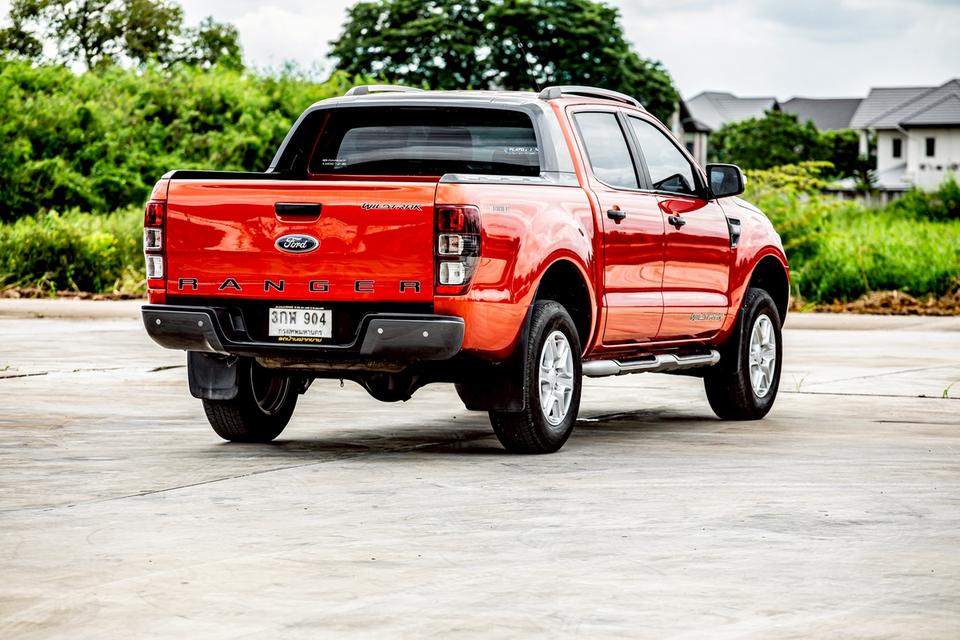 Ford Ranger 2.2 Wildtrak Hi-Lander Double Cab เกียร์ AT ปี 2015 สีส้ม  6